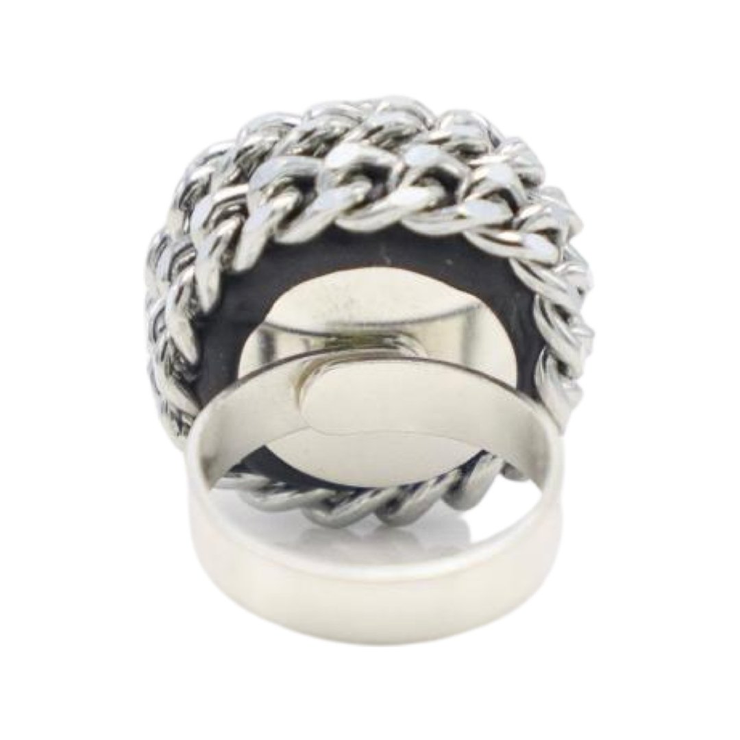 B.E. LAVA CHAIN RING - Carol & Co Jewelry