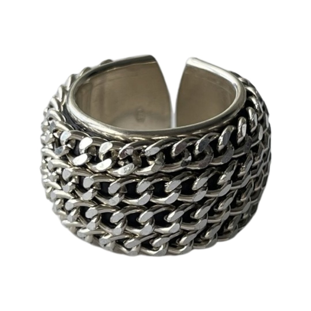 B.E. LAVA CHAIN RING BAND - Carol & Co Jewelry