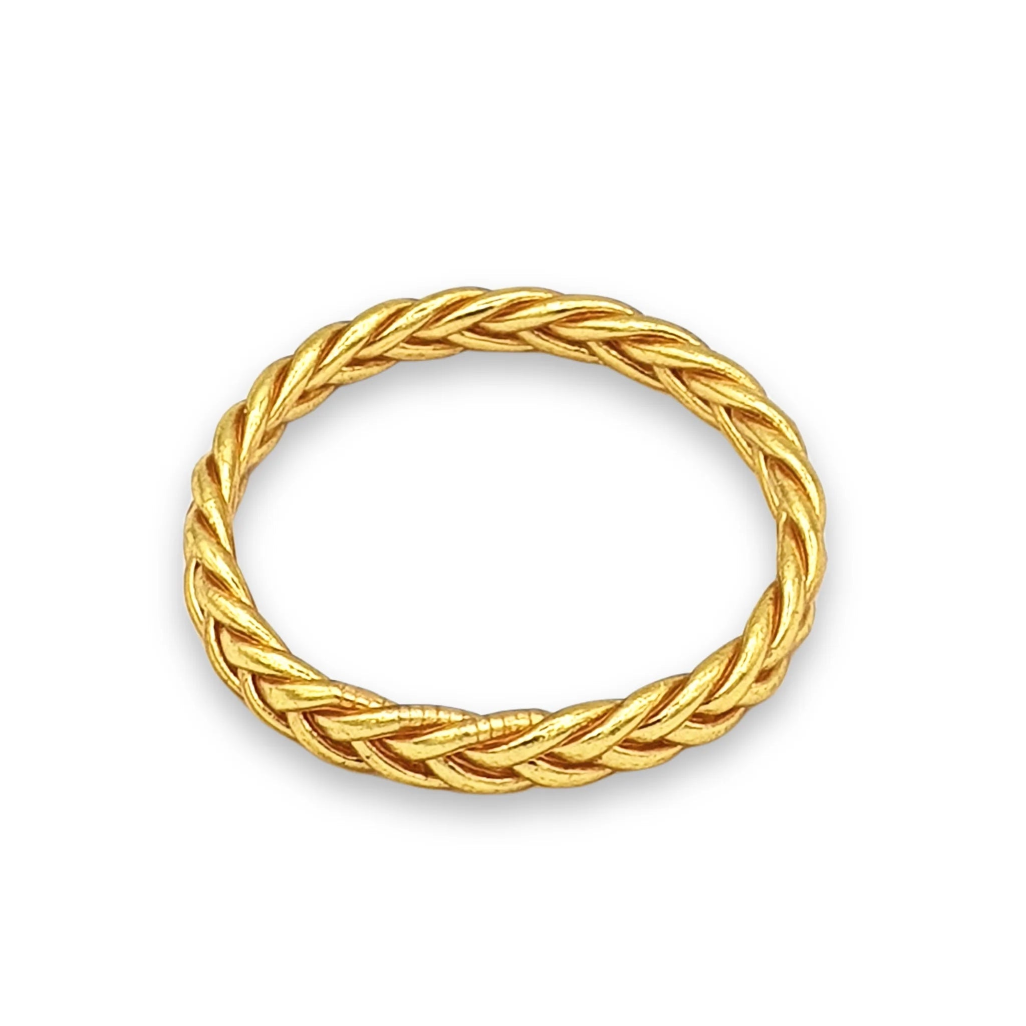 BLESS THIN BRAIDED “ALL WEATHER SINGLE BANGLE” - Carol & Co Jewelry