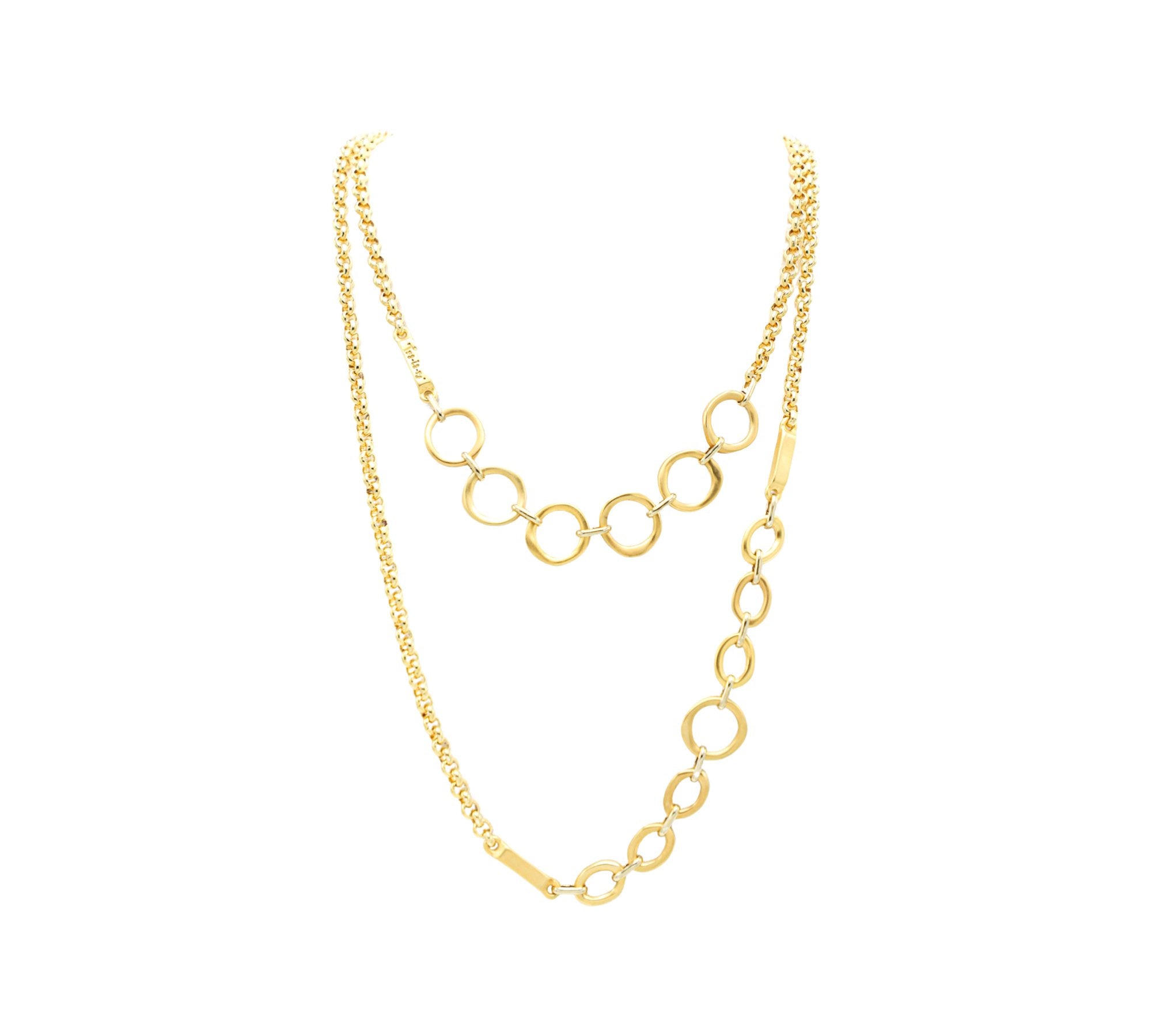 ESLABONES GOLD NECKLACE - Carol & Co Jewelry