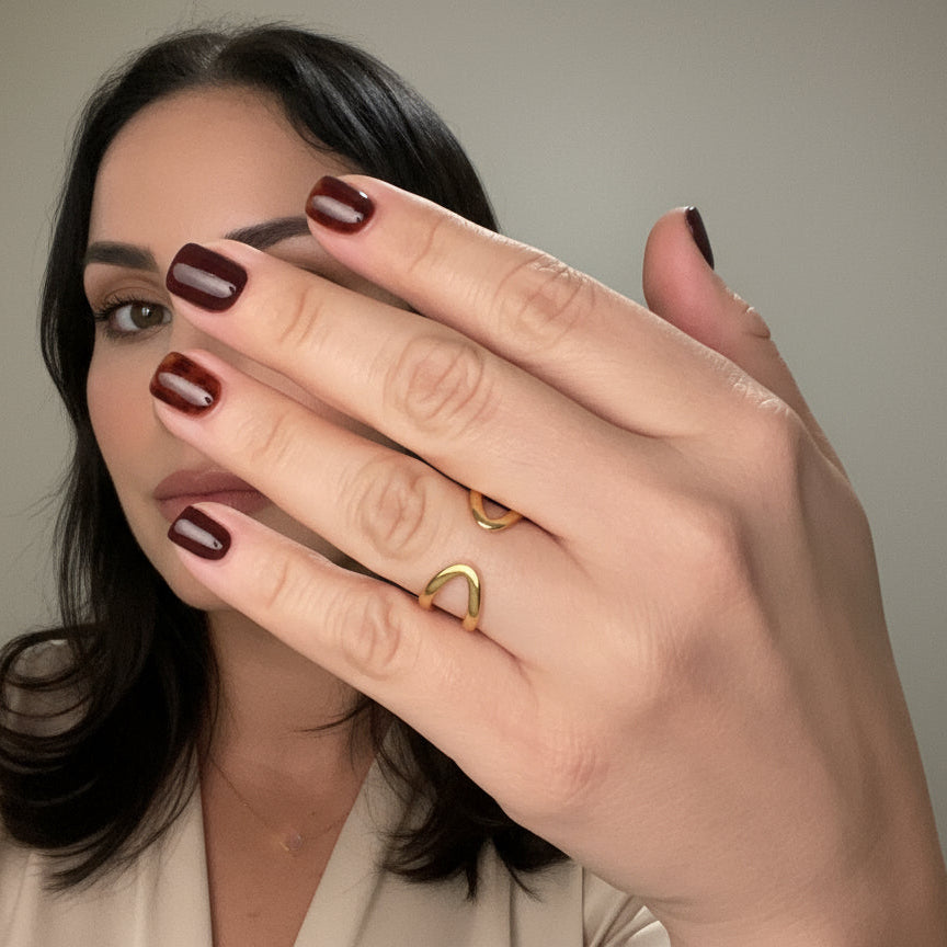 VALIENTE STAINLESS STEEL RING