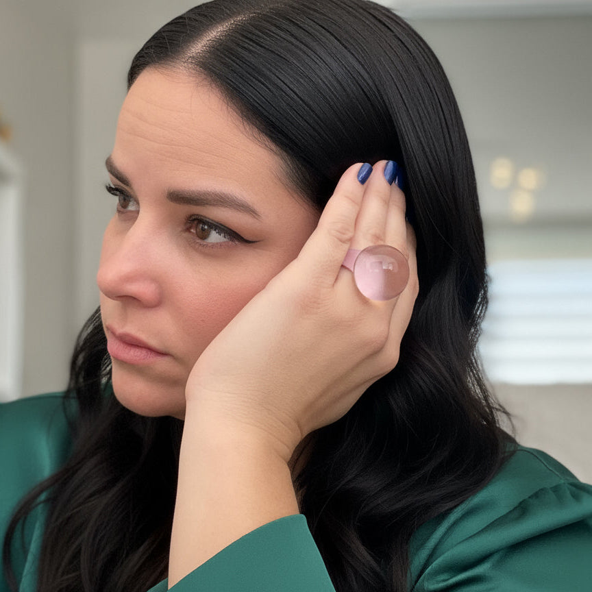 ANTURA ACCESSORI TRANSPARENT BALLOON ADJUSTABLE RING