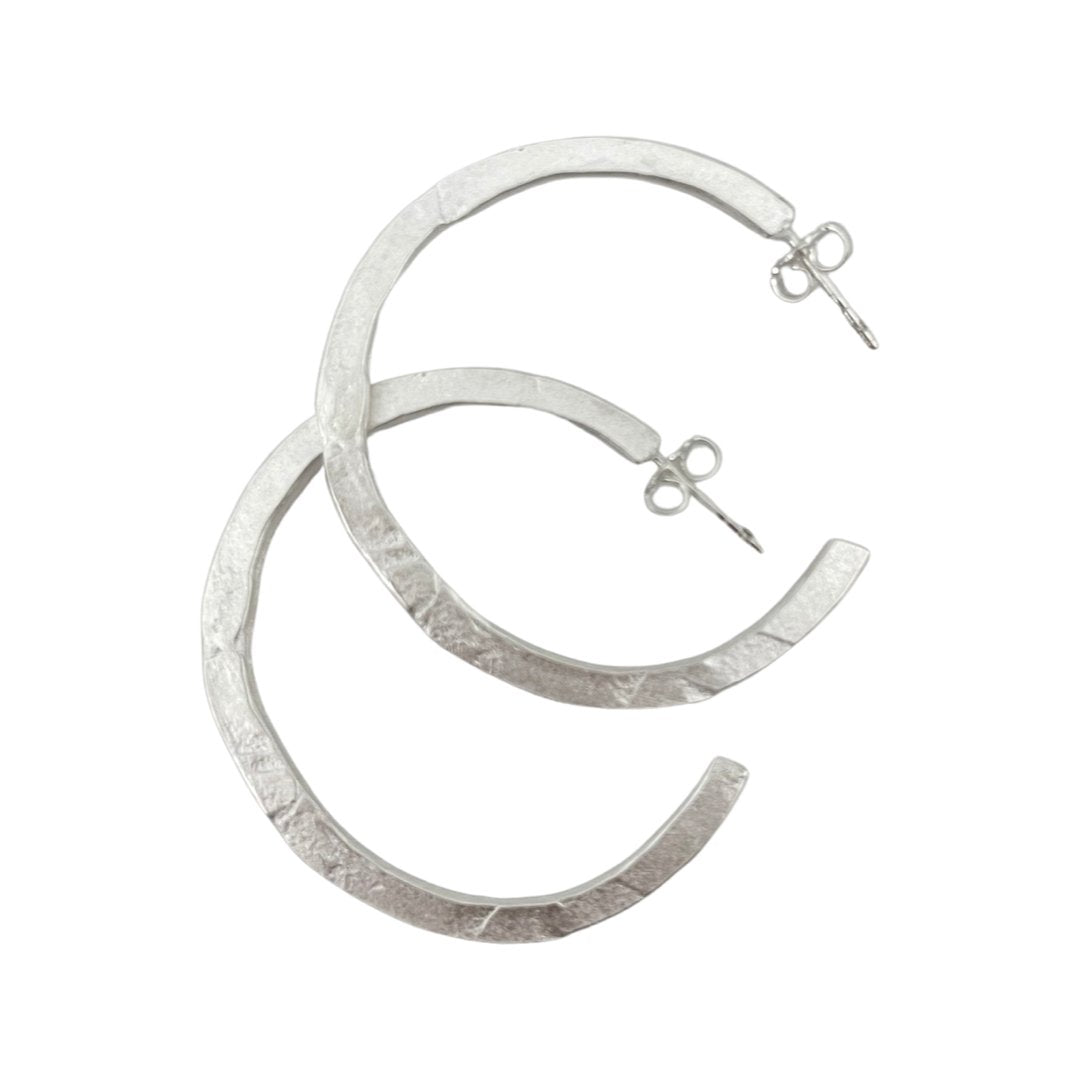 LAMAURI BRASS HOOP EARRINGS - Carol & Co Jewelry