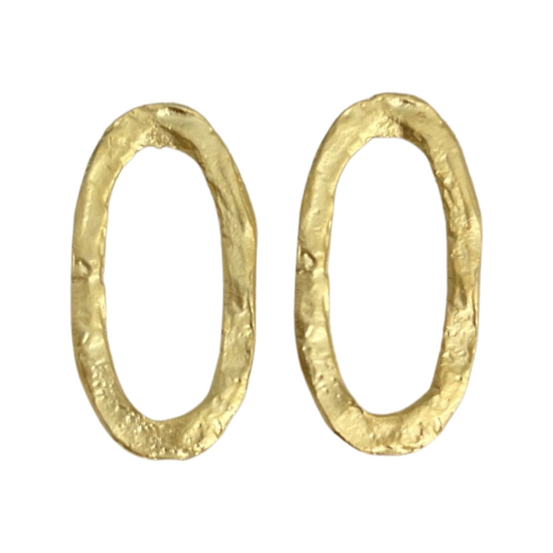 LAMAURI OVAL EARRINGS - Carol & Co Jewelry