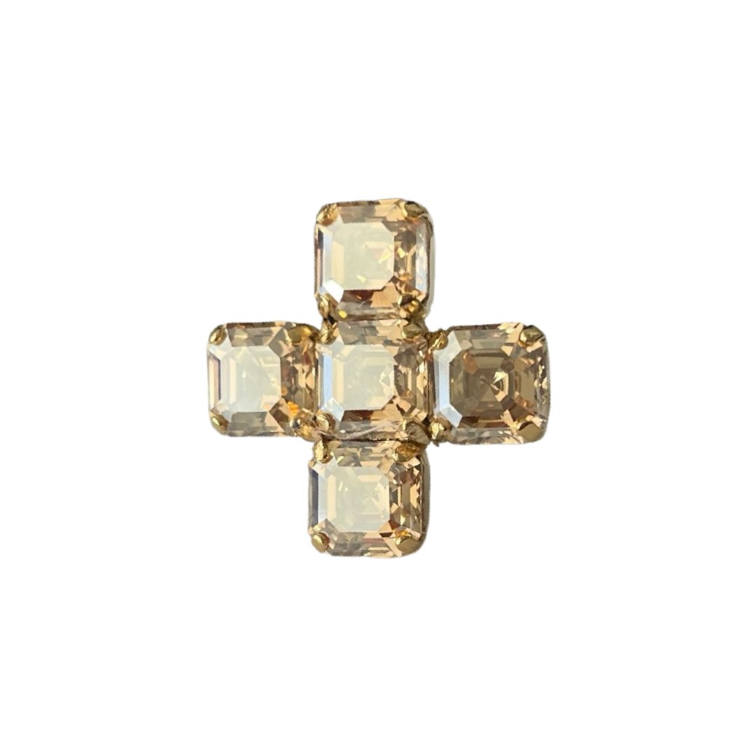 LE PETITE BIJOU ADJUSTABLE SWAROVSKI RING - Carol & Co Jewelry