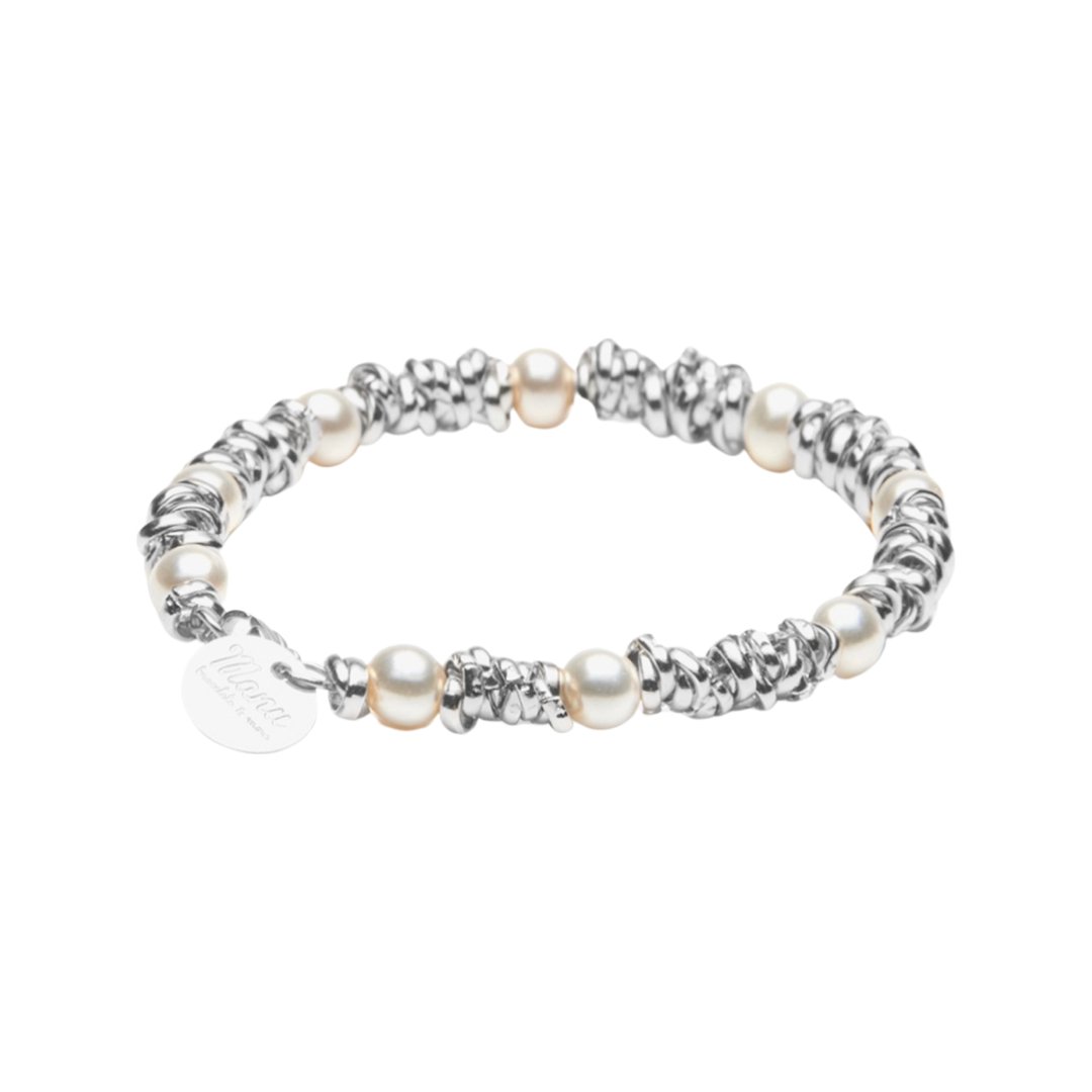 MANU BRACCIALE PEARL RONDELLE - Carol & Co Jewelry