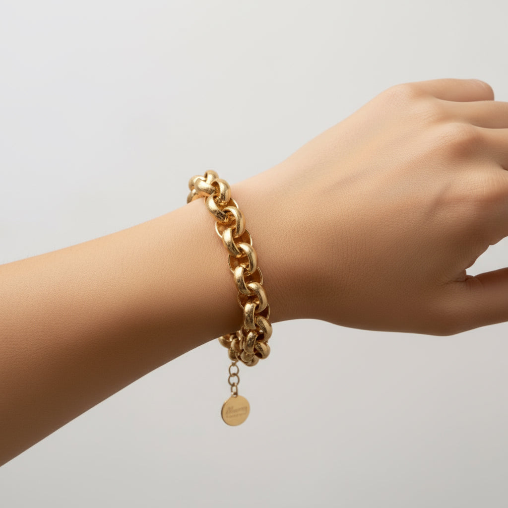 MANU CATENA RONDELLE BRACELET - Carol & Co Jewelry