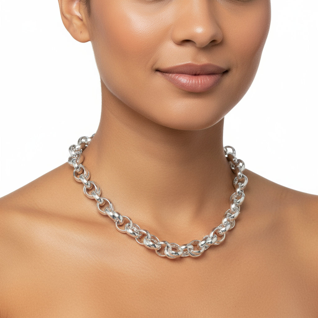 MANU COLLANA CATANA RONDELLE - Carol & Co Jewelry