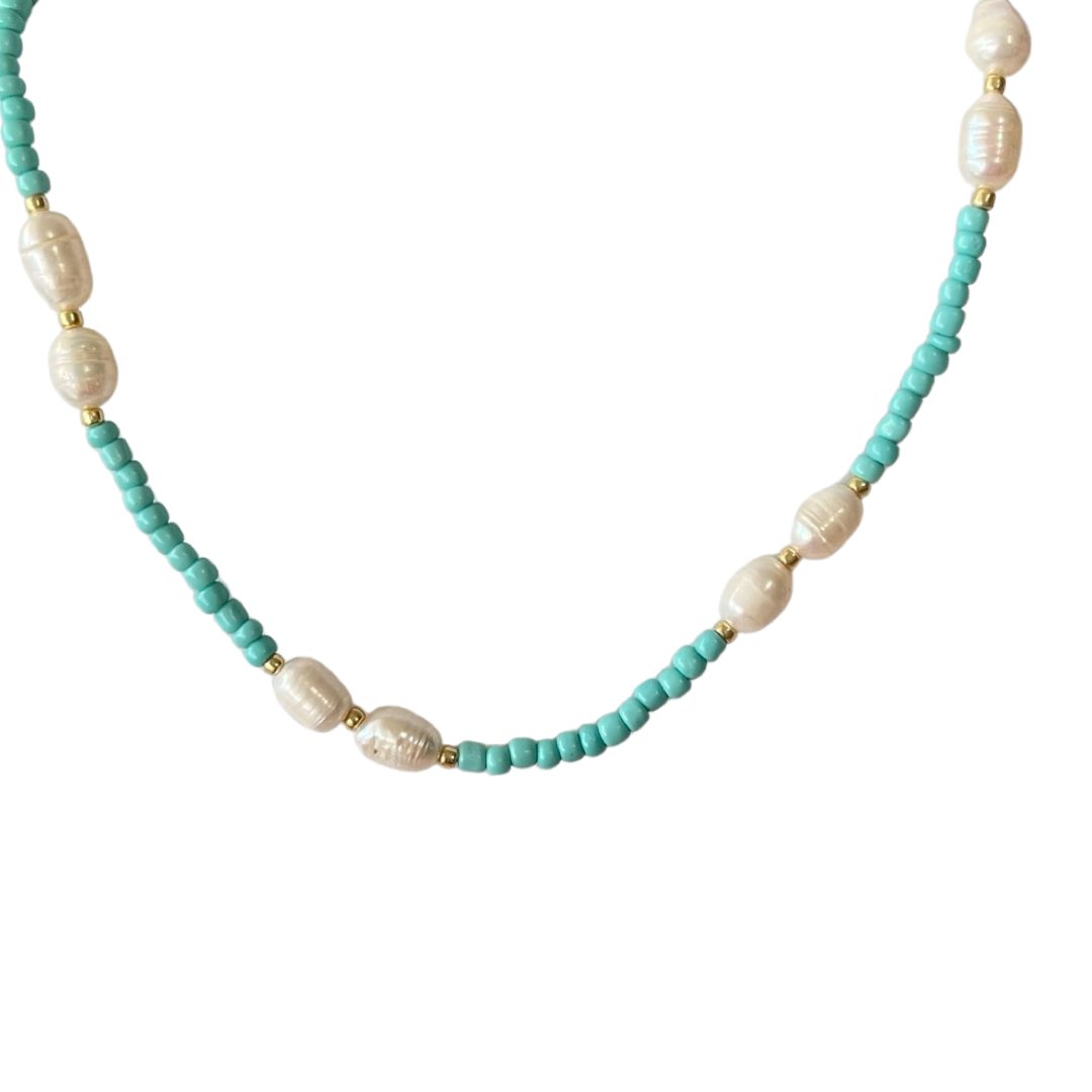 MANU FUERTE PEARL NECKLACE - Carol & Co Jewelry