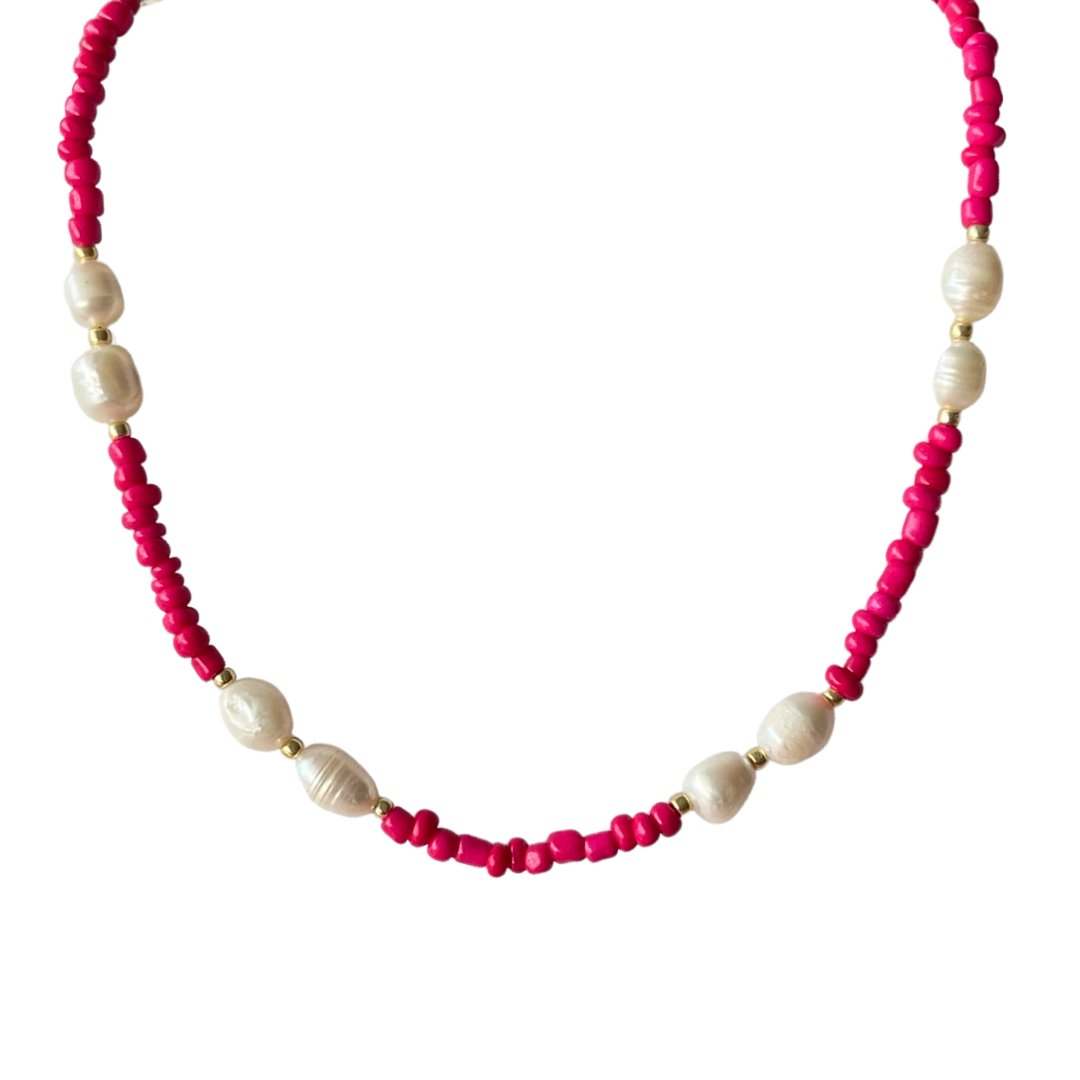 MANU FUERTE PEARL NECKLACE - Carol & Co Jewelry