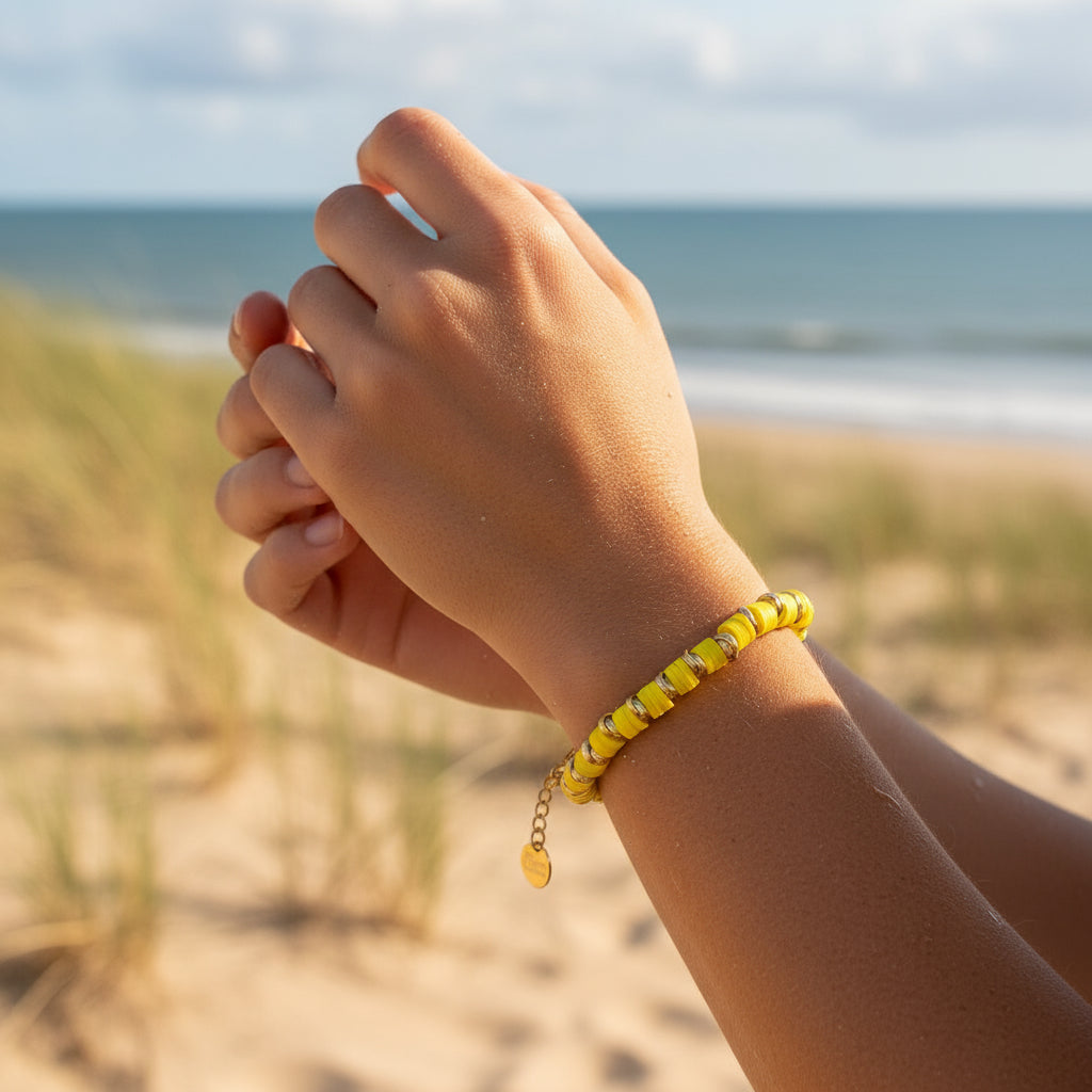 MANU HAWAII RONDELLE BRACELET - Carol & Co Jewelry