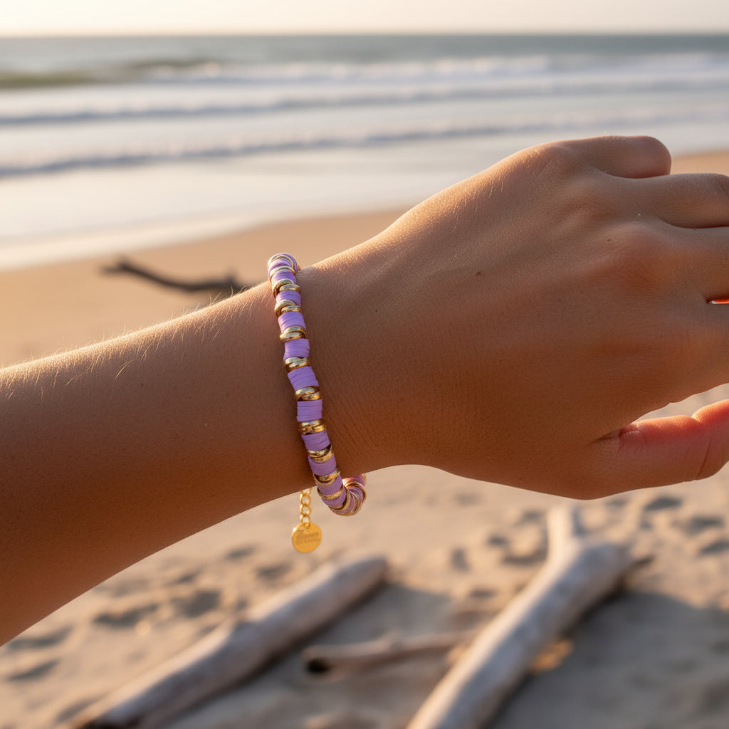 MANU HAWAII RONDELLE BRACELET - Carol & Co Jewelry