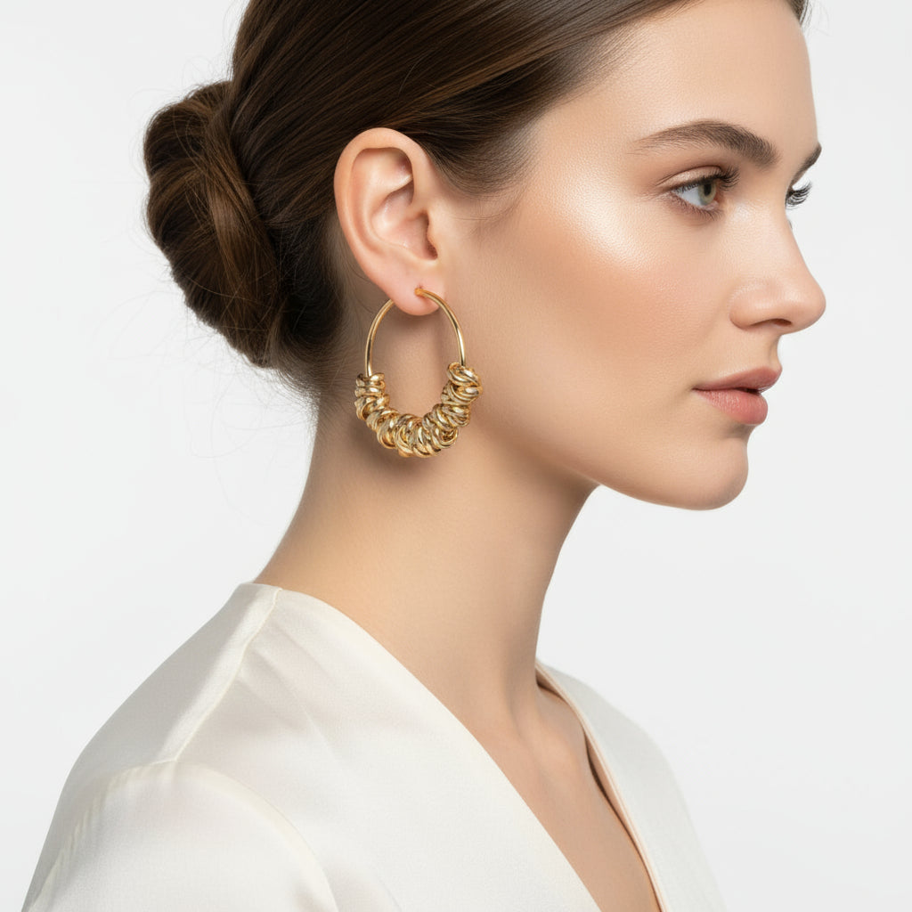 MANU RONDELLE EARRINGS - LARGE - Carol & Co Jewelry