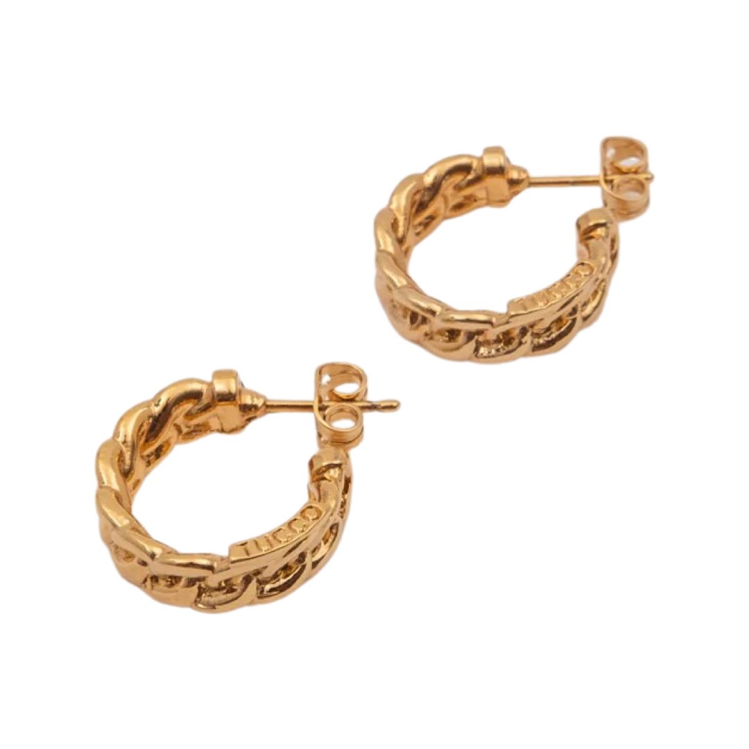 TUCCO HALF HOOP MYKONOS EARRING