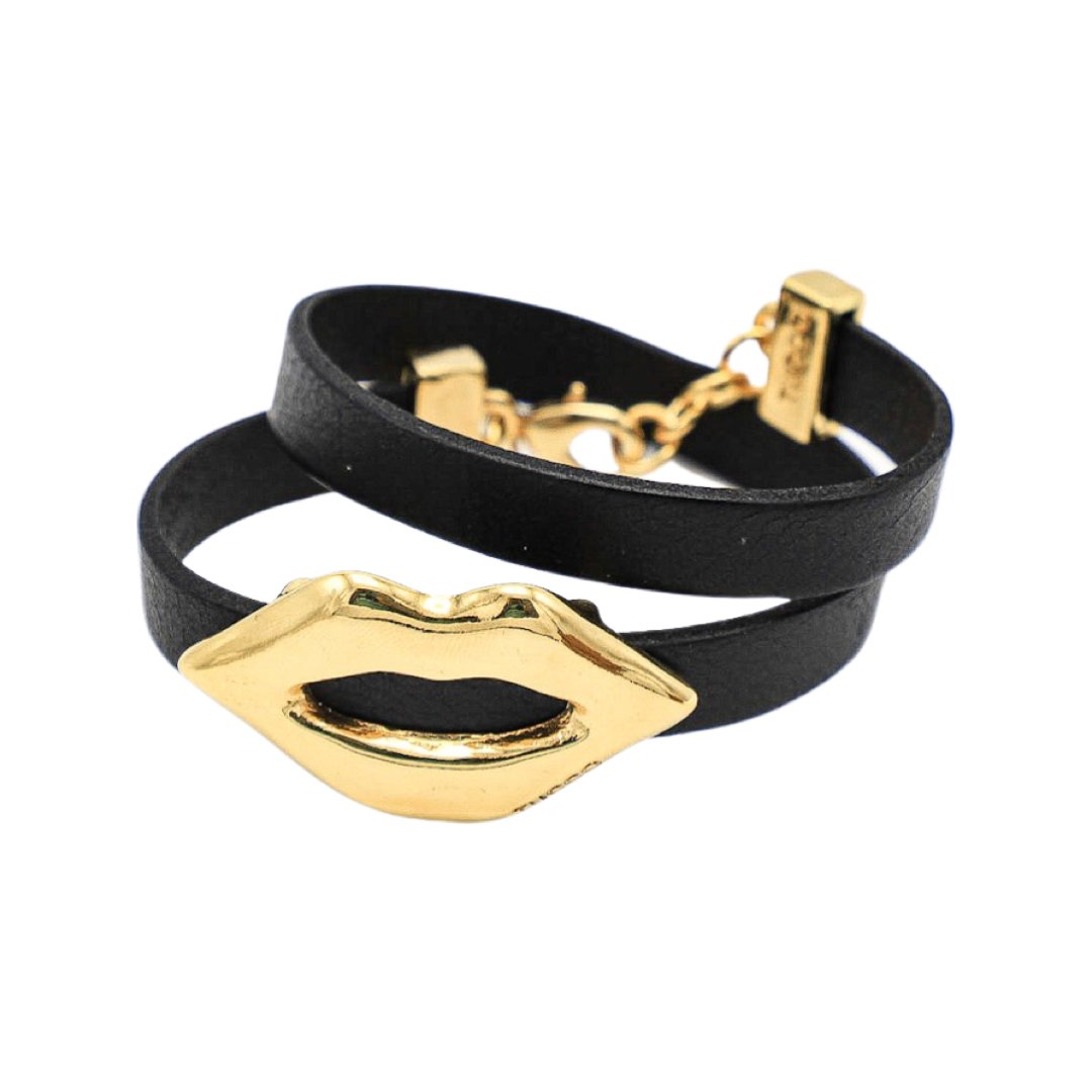 TUCCO KISS ME LEATHER BRACELET - Carol & Co Jewelry