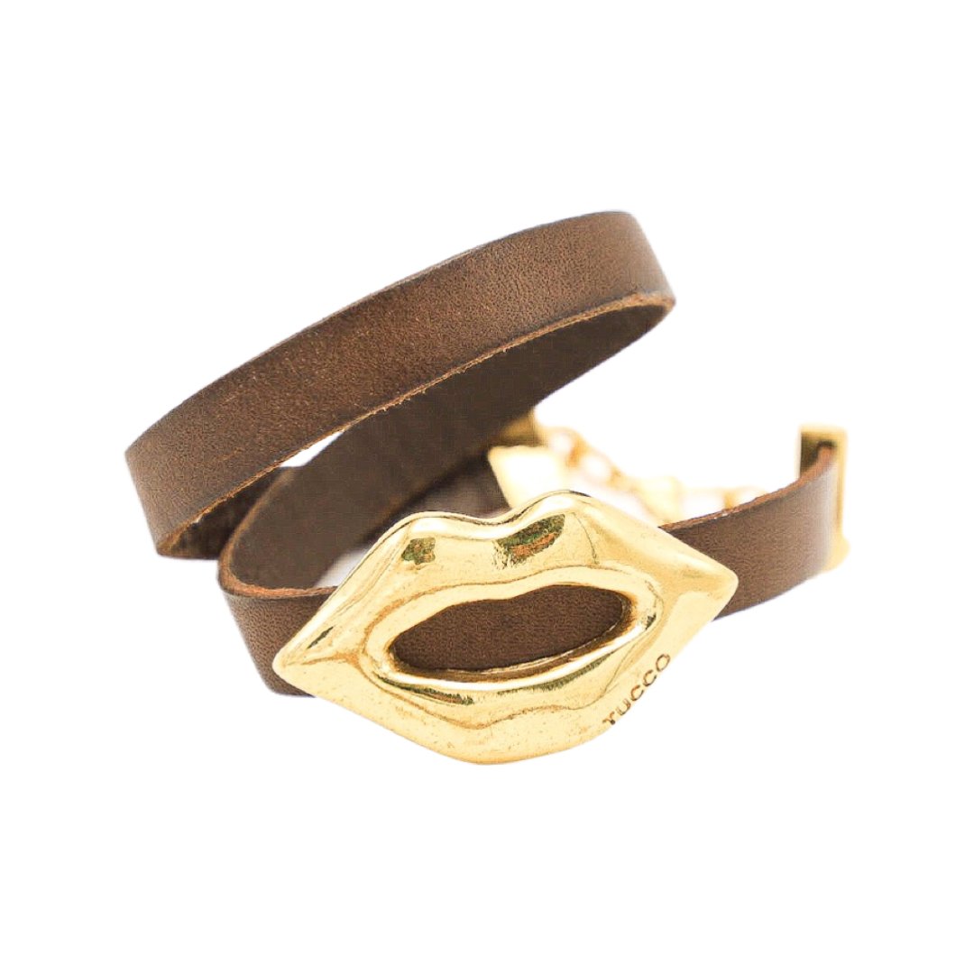 TUCCO KISS ME LEATHER BRACELET - Carol & Co Jewelry