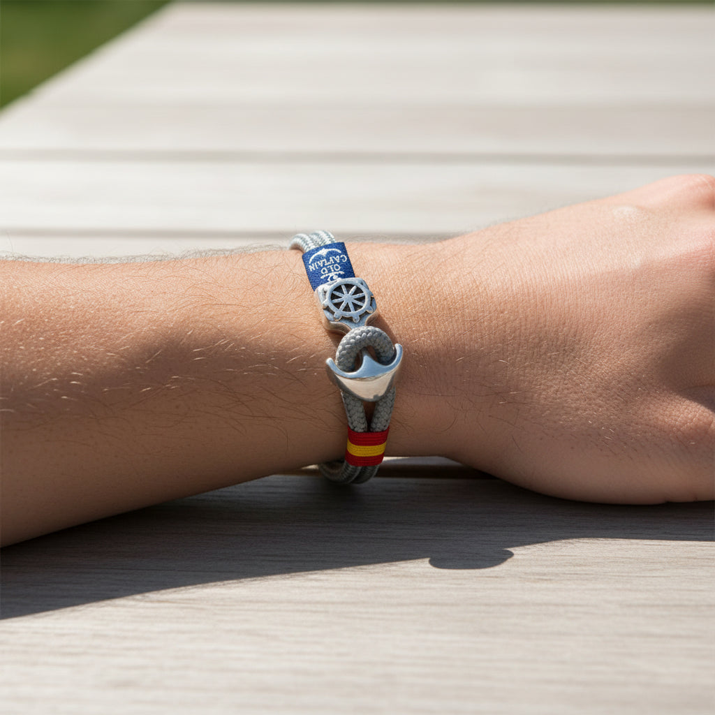 TUCCO OLD CAPTAIN ANCHOR HALYARD ROPE MEN BRACELET - Carol & Co Jewelry