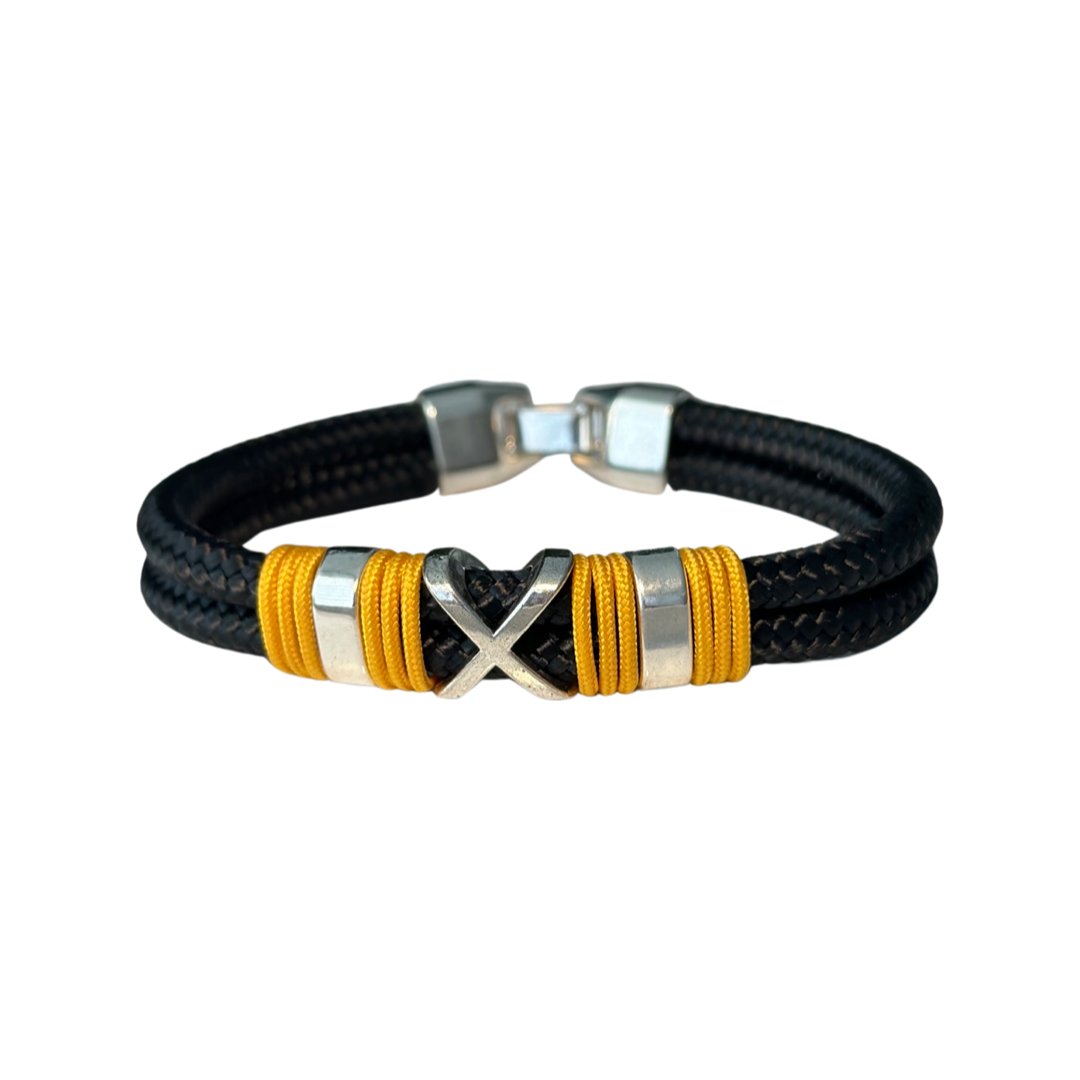 TUCCO OLD CAPTAIN CROSS MEN BRACELET - Carol & Co Jewelry