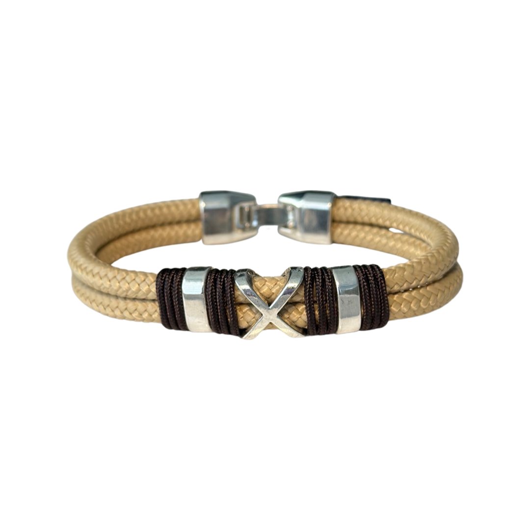 TUCCO OLD CAPTAIN CROSS MEN BRACELET - Carol & Co Jewelry