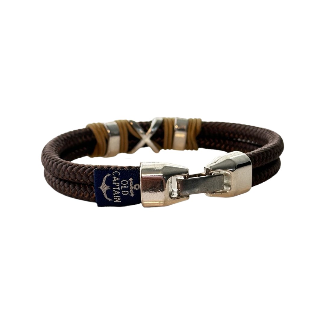 TUCCO OLD CAPTAIN CROSS MEN BRACELET - Carol & Co Jewelry