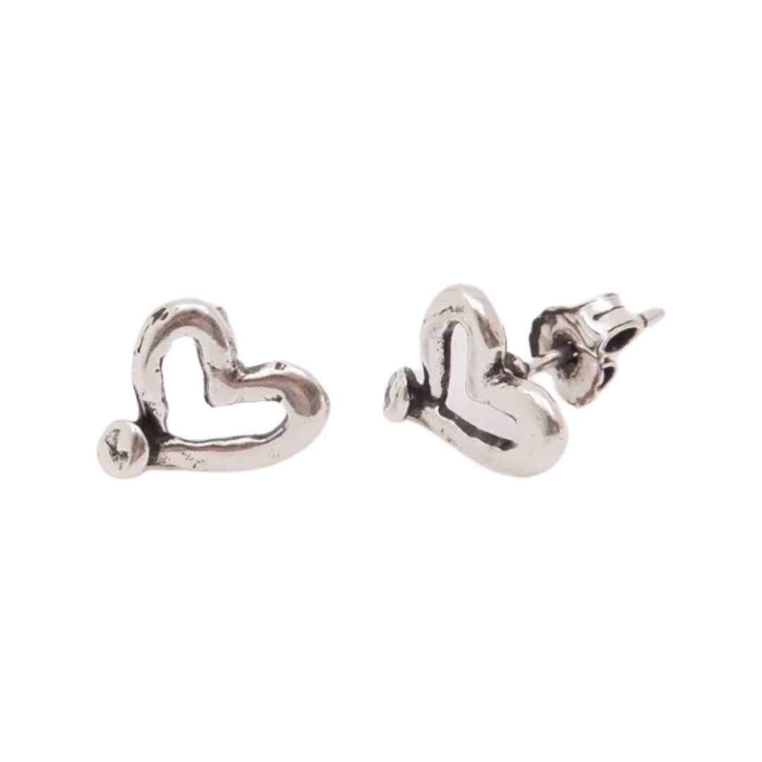 TUCCO SILHOUETTE HEART EARRINGS - Carol & Co Jewelry